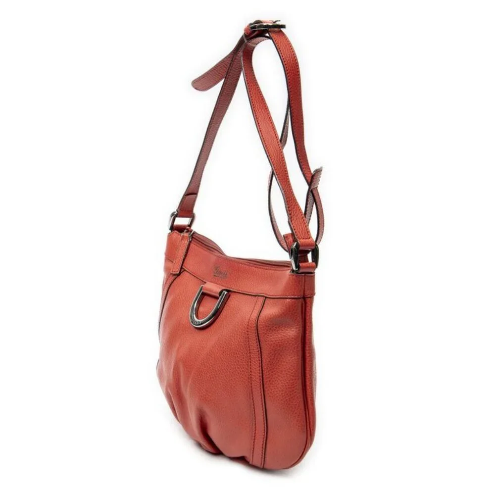 Gucci Small Dring Messenger Red Grain Calfskin Leather - Picture 2 of 10